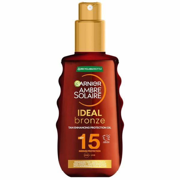 Ambre Solaire Ideal Bronze Protective Oil Spf15 Sun Cream Spray 150Ml  |  Bodycare Bodycare Bodycare