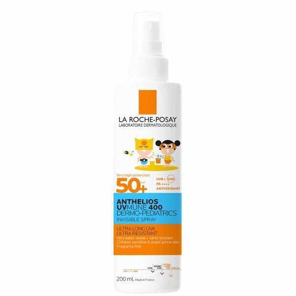 Anthelios Uvmune 400 Dermo-Pediatrics Invinsible Spray Kids Spf 50+ 200Ml  |  Bodycare Bodycare Bodycare