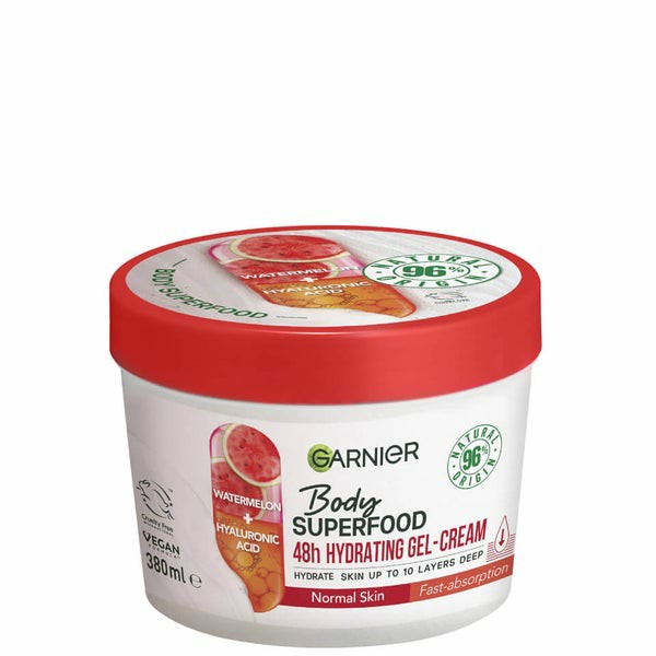 Body Superfood, Hydrating Gel-Cream, Watermelon And Hyaluronic Acid 380Ml  |  Bodycare Bodycare Bodycare