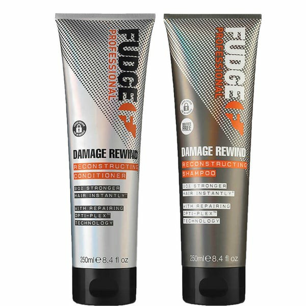 Fudge Damage Rewind Reconstructing Shampoo And Conditioner Bundle 250Ml  |  Shampoo Haircare Shampoo