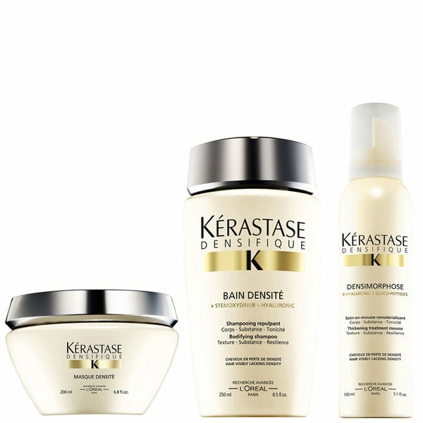 Kérastase Densifique Bain Densite (250Ml) Masque Densite (200Ml) And Mousse Densimorphose (150Ml)  |  Hair Styling Hair Loss & Thinning Treatments Hair Loss & Thinning Treatments