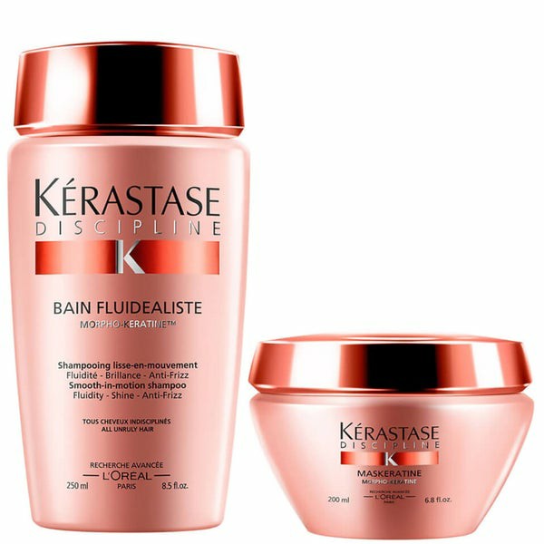 Kérastase Discipline Bain Fluidealiste (250Ml) And Maskeratine (200Ml)  |  Shampoo Haircare Shampoo