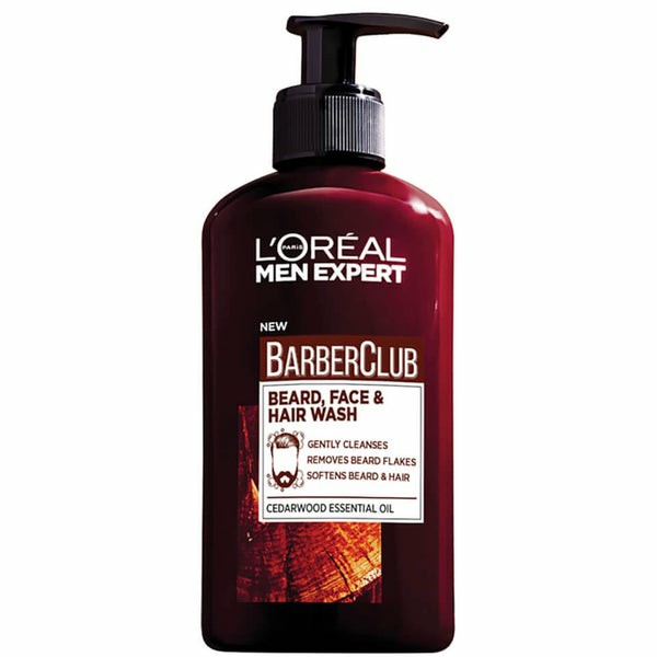 L’Oréal Paris Men Expert Barber Club Wash 200Ml  |  Skincare Face Wash Face Wash