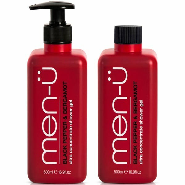 Men-Ü Black Pepper & Bergamot Shower Gel 500Ml  |  Shower Gel Mens Shower Gel