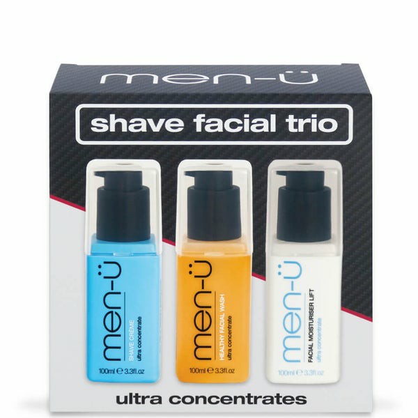 Men-Ü Shave Facial Trio  |  Shaving Creams Face Wash Face Wash