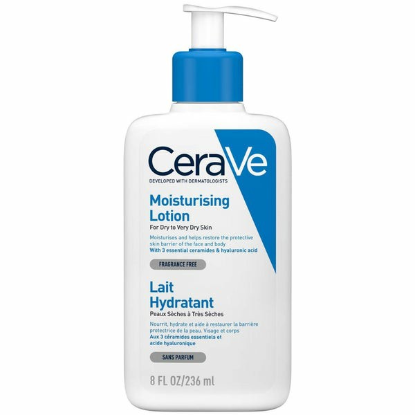 Moisturising Lotion With Ceramides For Dry To Very Dry Skin 236Ml  |  Skincare Mens Moisturisers