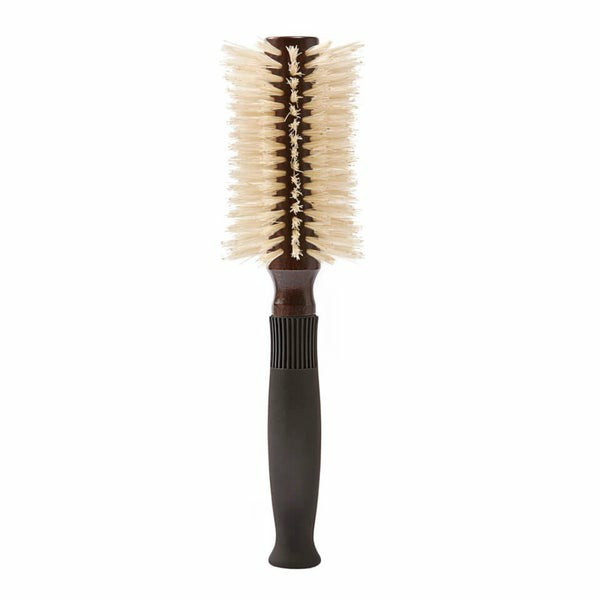 Pre-Curved Blowdry Hairbrush With Natural Boar-Bristle And Wood – 12 Rows  |  Hair Brushes & Combs Hair Brushes & Combs Hair Brushes & Combs