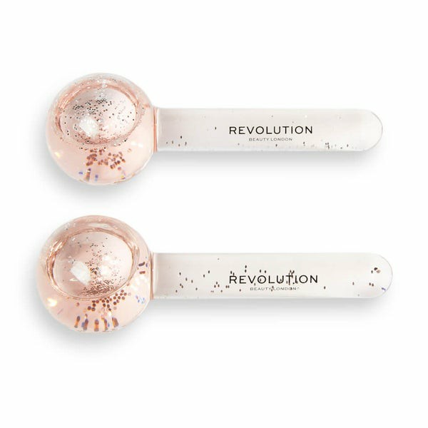 Revolution Beauty Pink Glitter Ice Globes  |  Anti-Ageing Anti-Ageing Anti-Ageing