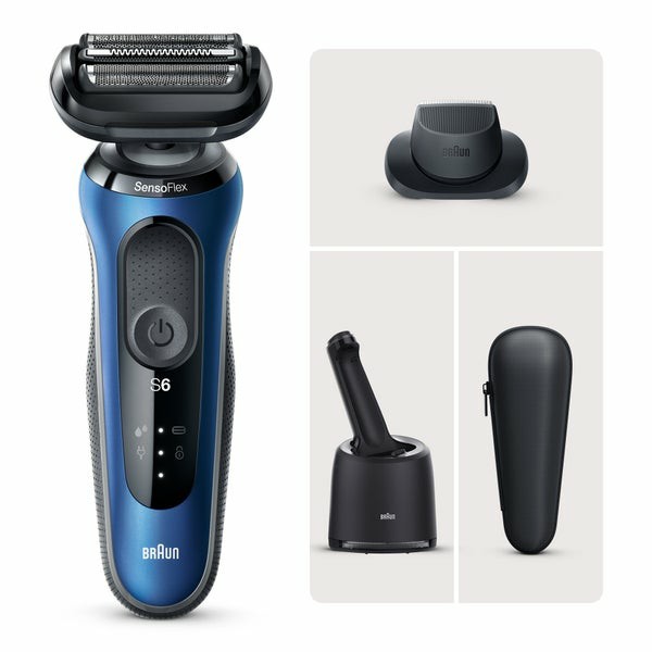 Series 6 60-B7200Cc Electric Shaver, Blue  |  Electrical Razors Electrical Razors Electrical Razors