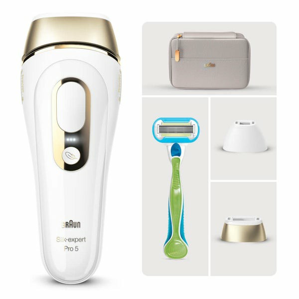 Silk·Expert Pro 5 Pl5124 Ipl, White/Gold  |  Electrical Razors Electrical Razors Electrical Razors