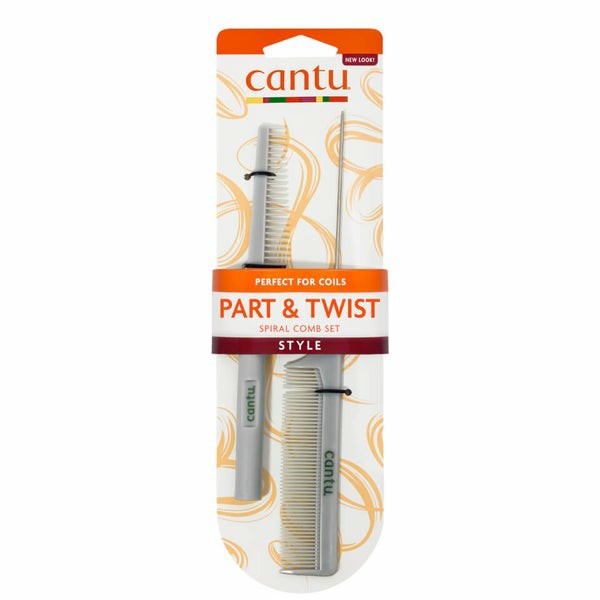 Spiral Style Part And Twist Comb 2Ct Pack  |  Hair Brushes & Combs Hair Brushes & Combs Hair Brushes & Combs