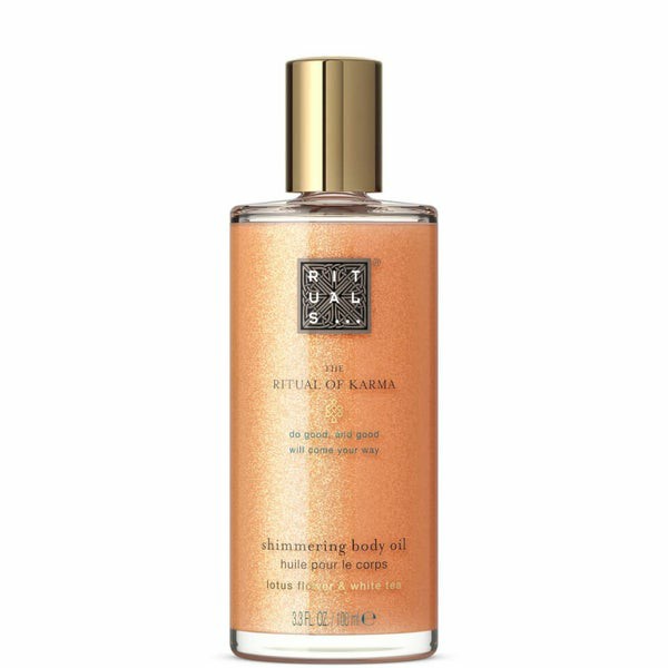 The Ritual Of Karma Delicately Sweet Lotus & White Tea Shimmer Body Oil 500Ml  |  Bodycare Bodycare Bodycare