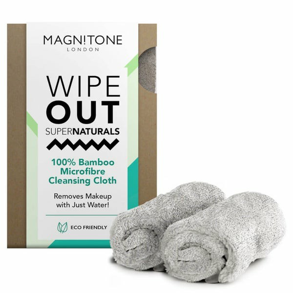 Wipeout Supernatural Bamboo Microfibre Cleansing Cloth 2 Pack – Grey  |  Bodycare Bodycare Bodycare